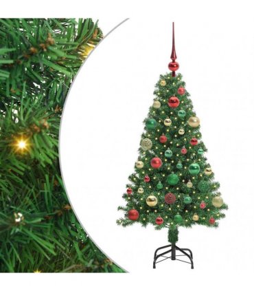 vidaXL Christmas Tree with LED Light 120 cm 150 LEDs Warm White