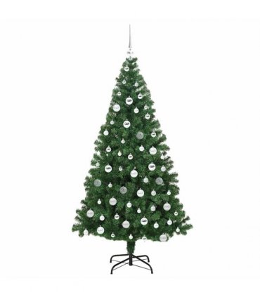 vidaXL Christmas Tree with LED Light 180 cm 300 LEDs Warm White