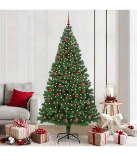 vidaXL Christmas Tree with LED Light 210 cm 300 LEDs Warm White