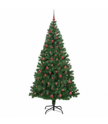 vidaXL Christmas Tree with LED Light 210 cm 300 LEDs Warm White