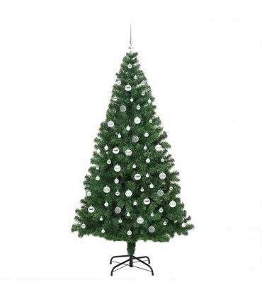 vidaXL Christmas Tree with LED Light 210 cm 300 LEDs Warm White