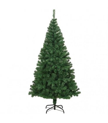 vidaXL Christmas Tree with LED Light 210 cm 300 LEDs Warm White