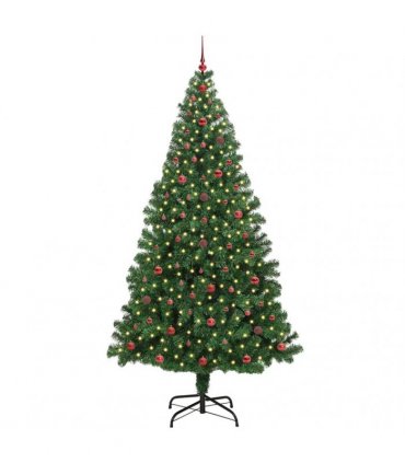 vidaXL Christmas Tree with LED Light 240 cm 300 LEDs Warm White