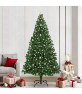 vidaXL Christmas Tree with LED Light 240 cm 300 LEDs Warm White