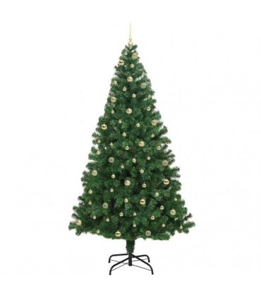 vidaXL Christmas Tree with LED Light 240 cm 300 LEDs Warm White