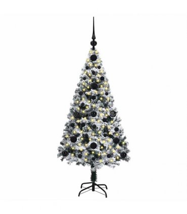 vidaXL Artificial Christmas Tree White 120 cm PVC and Plastic