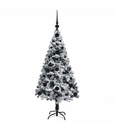 vidaXL Artificial Christmas Tree White 120 cm PVC and Plastic