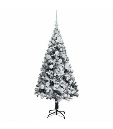 vidaXL Artificial Christmas Tree White 120 cm PVC and Plastic