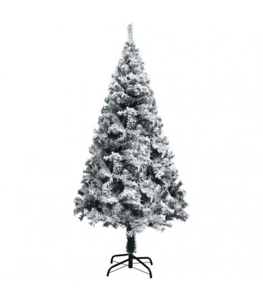 vidaXL Artificial Christmas Tree White 120 cm PVC and Plastic