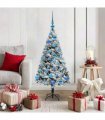 vidaXL Artificial Christmas Tree White 120 cm PVC and Plastic