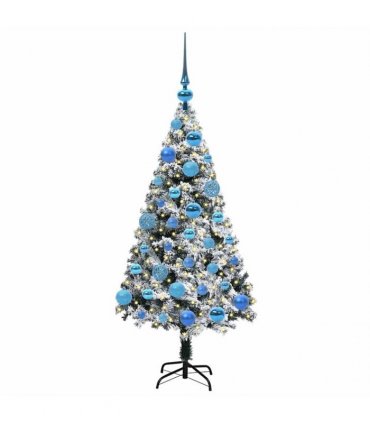 vidaXL Artificial Christmas Tree White 120 cm PVC and Plastic