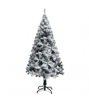 vidaXL Artificial Christmas Tree White 150 cm PVC and Plastic