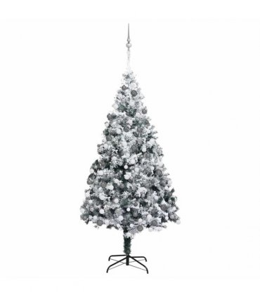 vidaXL Artificial Christmas Tree White 180 cm
