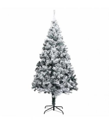 vidaXL Artificial Christmas Tree White 240 cm PVC and Plastic