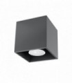 Ceiling lamp aluminum Quad modern Design G9 10/10/10 cm anthracite