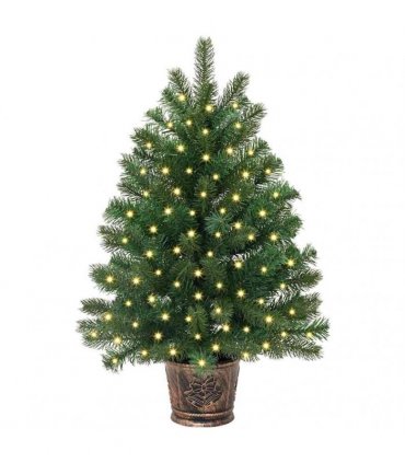 vidaXL Artificial Christmas Tree Green 75 cm PE and PVC