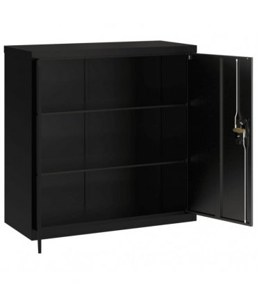 vidaXL File Cabinet Black 90x40x90 cm Steel