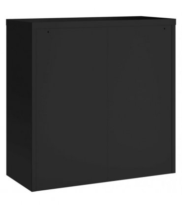 vidaXL File Cabinet Black 90x40x90 cm Steel