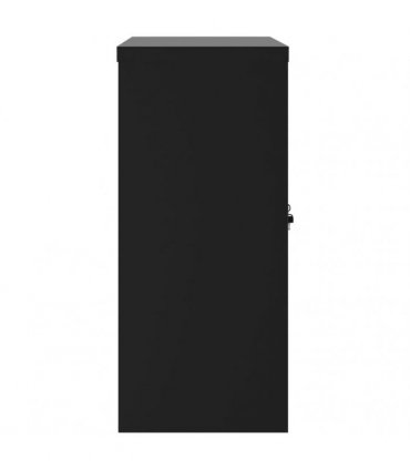 vidaXL File Cabinet Black 90x40x90 cm Steel
