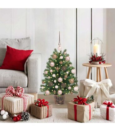 vidaXL Artificial Christmas Tree Green 75 cm PE and PVC
