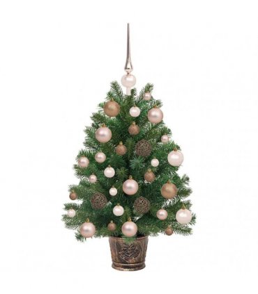 vidaXL Artificial Christmas Tree Green 75 cm PE and PVC