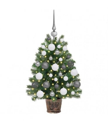 vidaXL Artificial Christmas Tree Green 75 cm PE and PVC