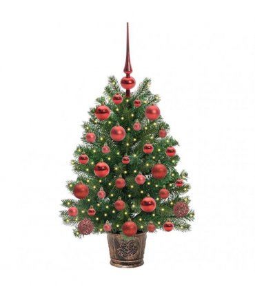 vidaXL Artificial Christmas Tree Green 75 cm PE and PVC