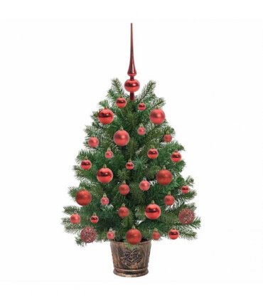 vidaXL Artificial Christmas Tree Green 75 cm PE and PVC