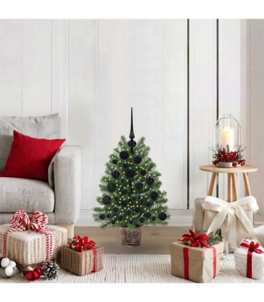 vidaXL Artificial Christmas Tree Green 75 cm PE and PVC