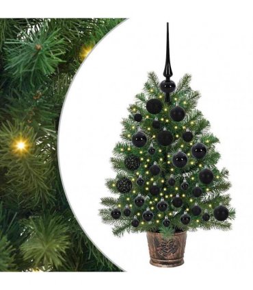 vidaXL Artificial Christmas Tree Green 75 cm PE and PVC