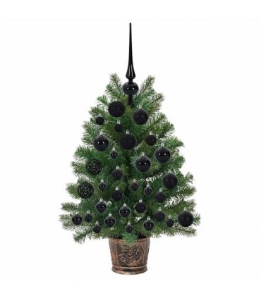 vidaXL Artificial Christmas Tree Green 75 cm PE and PVC