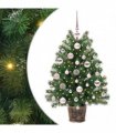 vidaXL Artificial Christmas Tree Green 75 cm PE and PVC