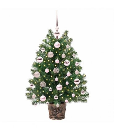 vidaXL Artificial Christmas Tree Green 75 cm PE and PVC