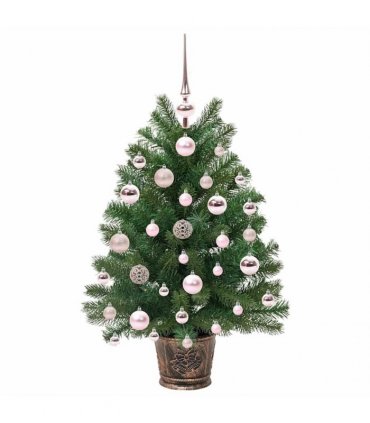 vidaXL Artificial Christmas Tree Green 75 cm PE and PVC