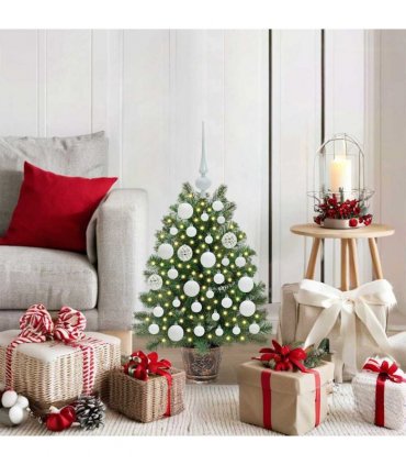 vidaXL Artificial Christmas Tree Green 75 cm PE and PVC