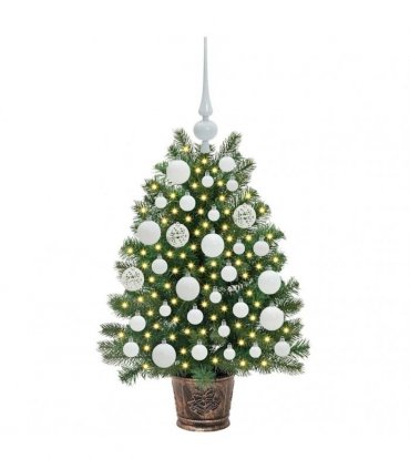 vidaXL Artificial Christmas Tree Green 75 cm PE and PVC