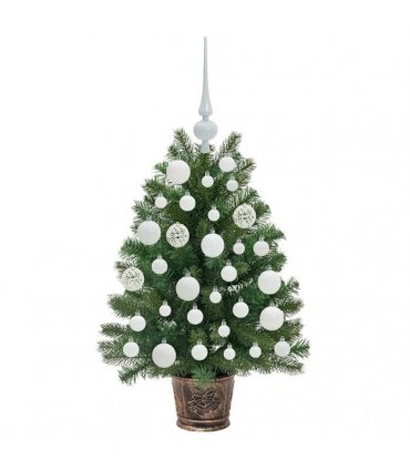 vidaXL Artificial Christmas Tree Green 75 cm PE and PVC