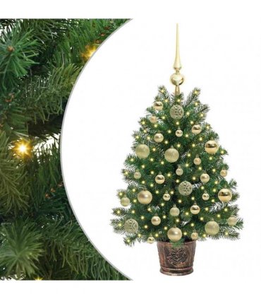 vidaXL Artificial Christmas Tree Green 75 cm PE and PVC