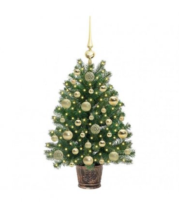 vidaXL Artificial Christmas Tree Green 75 cm PE and PVC