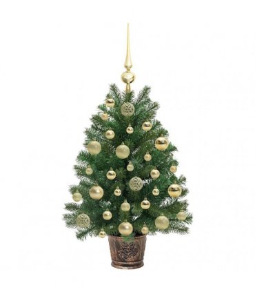vidaXL Artificial Christmas Tree Green 75 cm PE and PVC