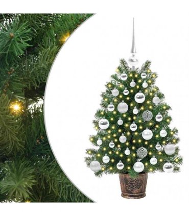 vidaXL Artificial Christmas Tree Green 75 cm PE and PVC