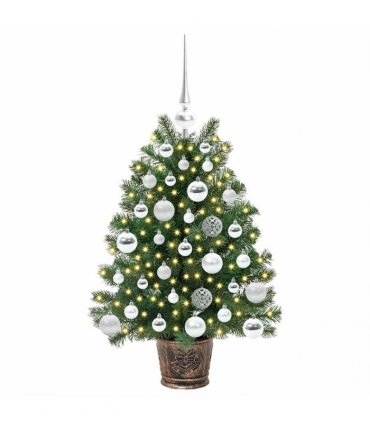 vidaXL Artificial Christmas Tree Green 75 cm PE and PVC