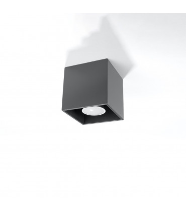 Ceiling lamp aluminum Quad modern Design G9 10/10/10 cm anthracite