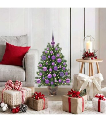 vidaXL Artificial Christmas Tree Green 75 cm PE and PVC