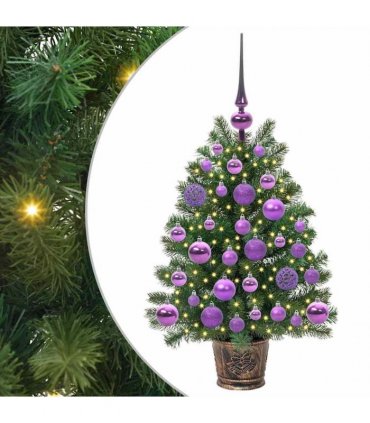 vidaXL Artificial Christmas Tree Green 75 cm PE and PVC