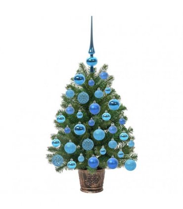 vidaXL Artificial Christmas Tree Green 75 cm PE and PVC