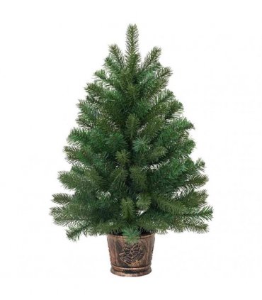 vidaXL Artificial Christmas Tree Green 95 cm PE and PVC
