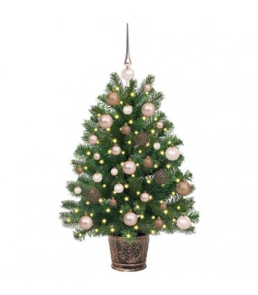 vidaXL Artificial Christmas Tree Green 95 cm PE and PVC