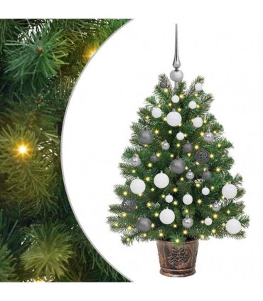 vidaXL Artificial Christmas Tree Green 95 cm PE and PVC