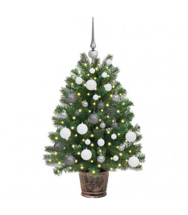 vidaXL Artificial Christmas Tree Green 95 cm PE and PVC